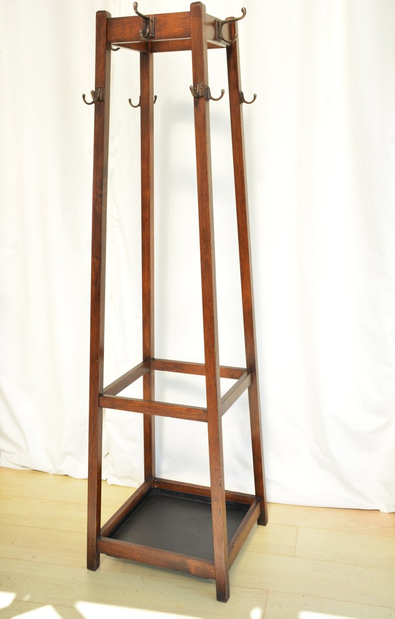 English Arts and Crafts Coat Stand - Image 5